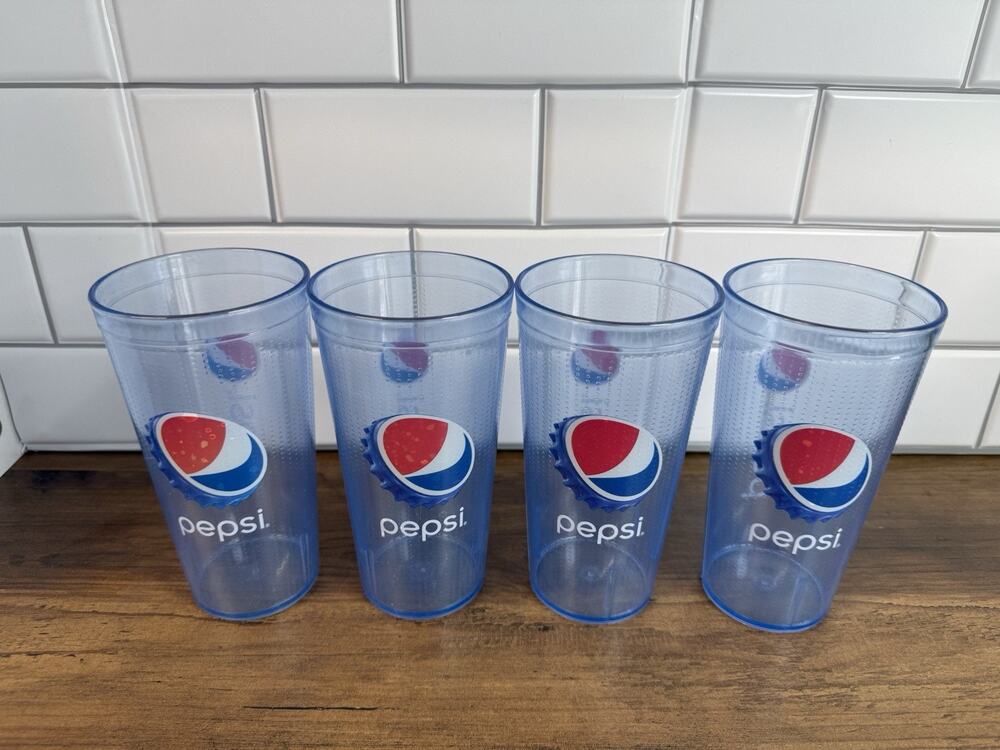 4 ACIM PEPSI Plastic Drinking Cup